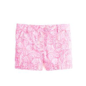 Vineyard Vines Girls Shell Print Boulevard Shorts Size 5 NWOT 100% Cotton